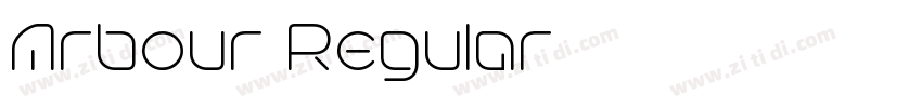 Arbour Regular字体转换 Arbour Regular字体转换